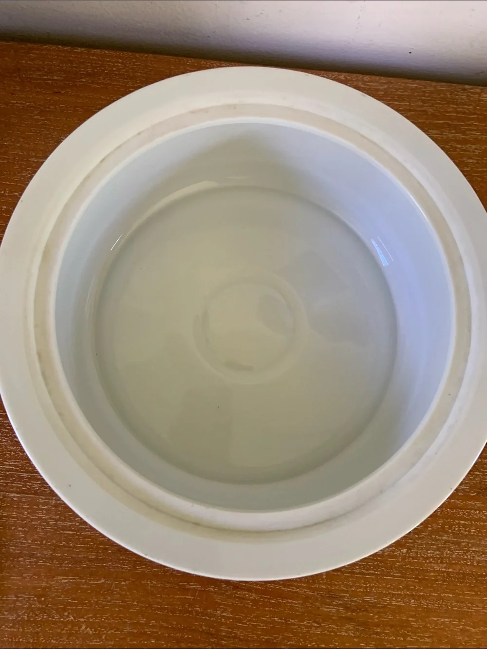 Vintage 1970s Mikasa Stone China Casserole Dish
